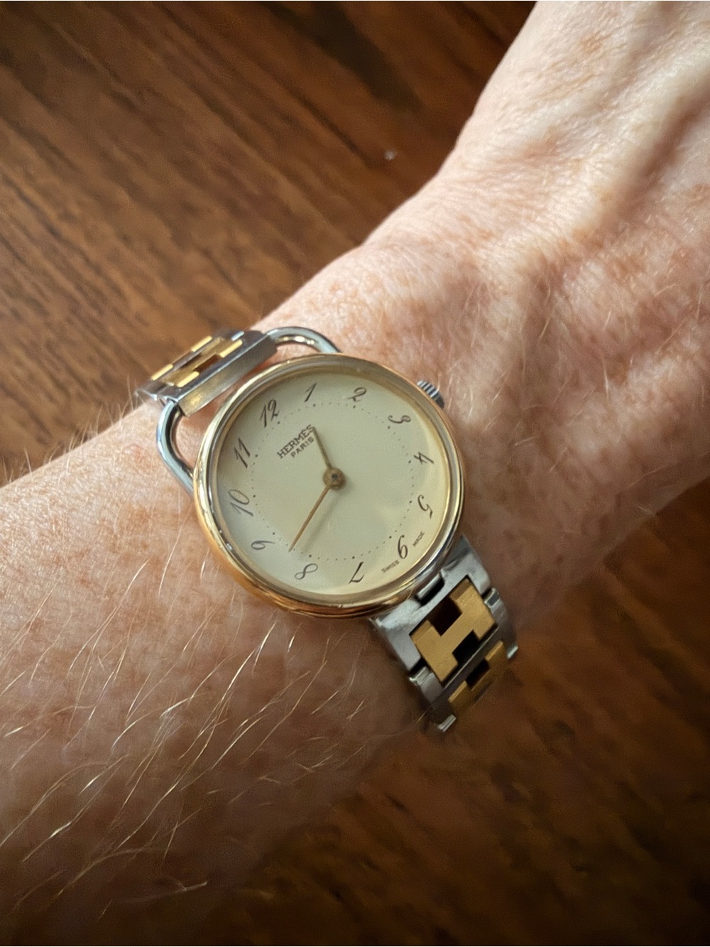 Hermes Arceau Ladies Watch Two-Tone